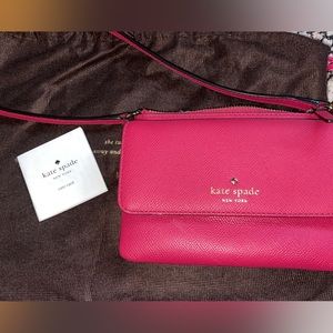 Kate spade small pink crossbody